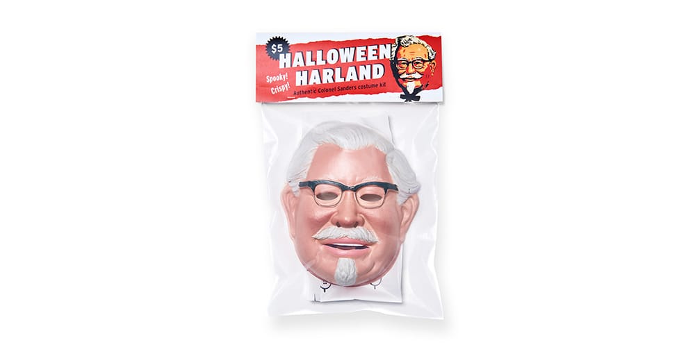 Kentucky Fried Chicken KFC Colonel Sanders Retro Halloween Costume CHICK R TREAT 