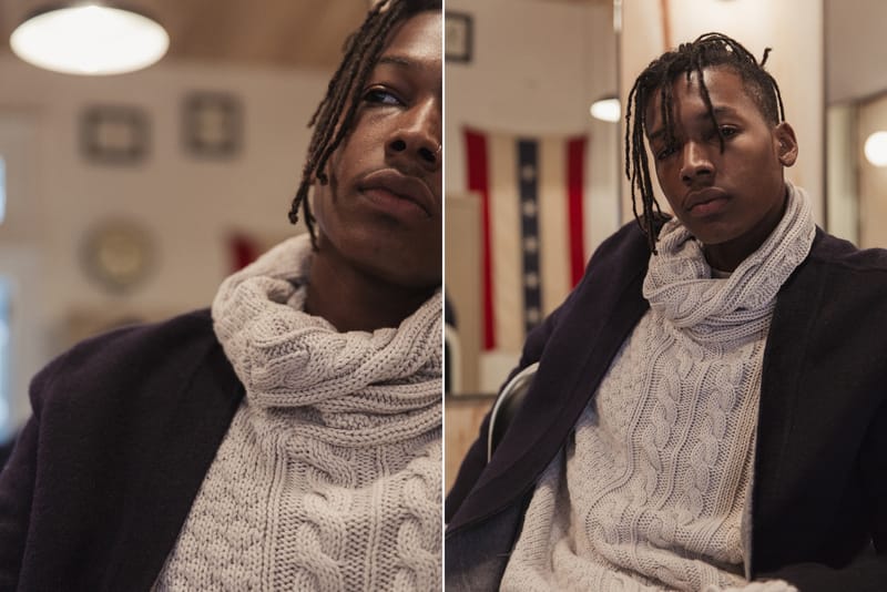 kith becker wool coat