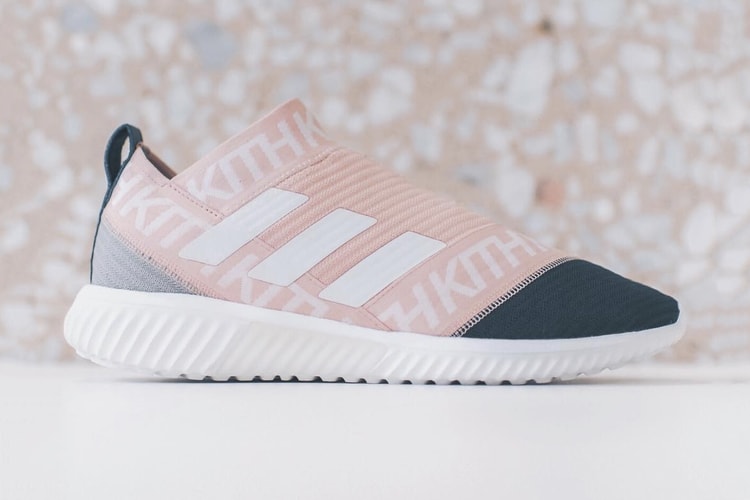 A First Look at the KITH Flamingos x adidas Nemeziz Tango