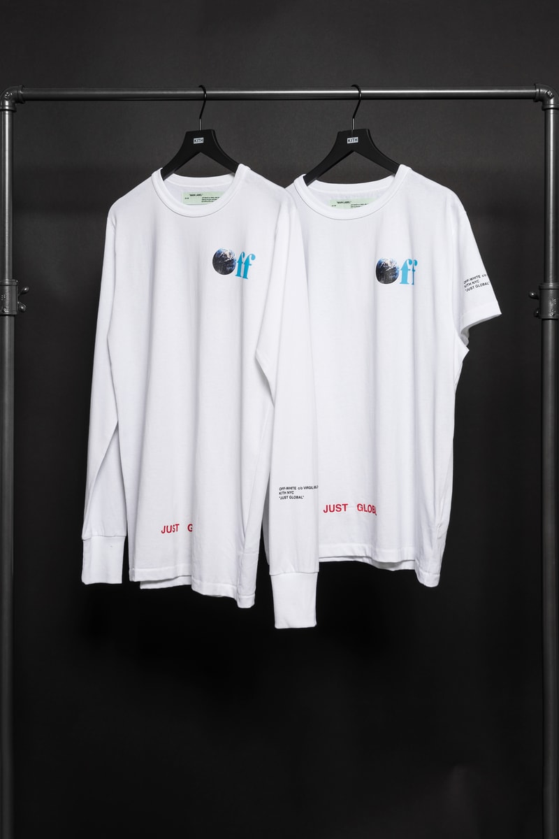 KITH Off White 2017 Just Global Capsule Collection Just Us fashion hoodie crewneck t-shirt black grey white