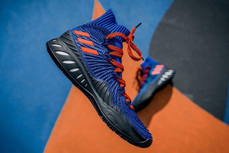 Kristaps Porizingis adidas Crazy Explosive PE Launch Party Packer Shoes New York Knicks