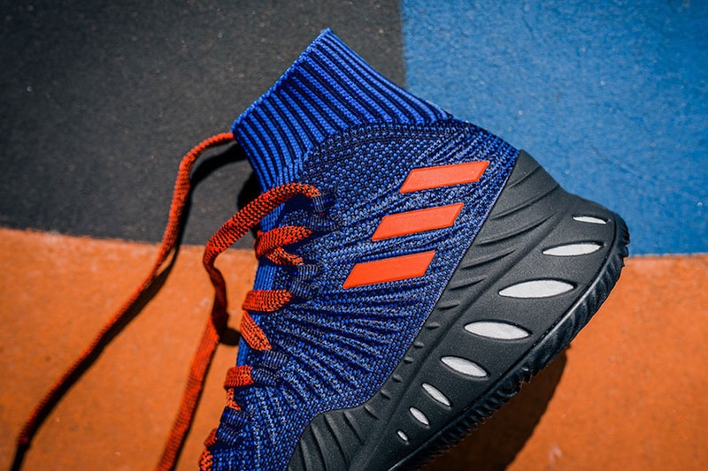 Kristaps Porizingis adidas Crazy Explosive PE Launch Party Packer Shoes New York Knicks