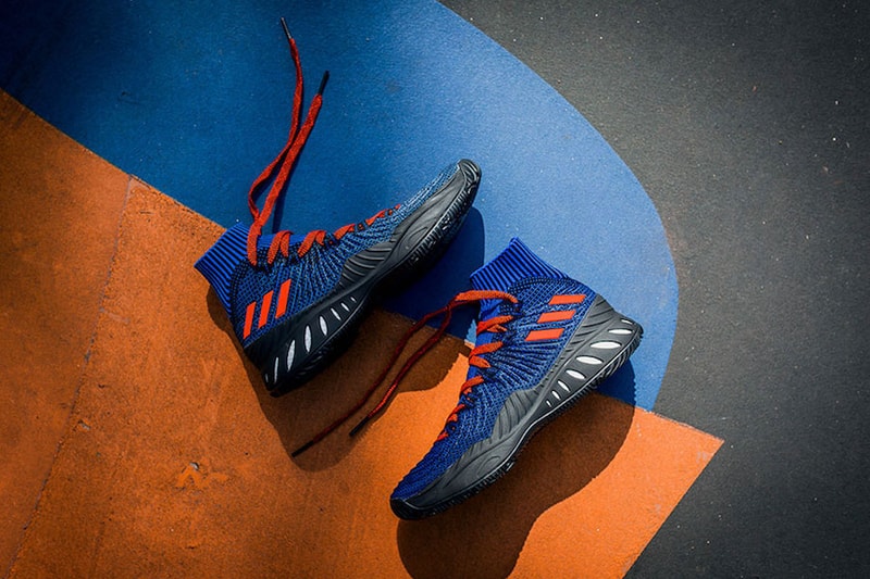 Kristaps Porizingis adidas Crazy Explosive PE Launch Party Packer Shoes New York Knicks