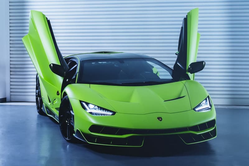 Lamborghini Centenario Verde Bronte Light Green Hong Kong