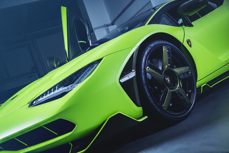 Lamborghini Centenario Verde Bronte Light Green Hong Kong