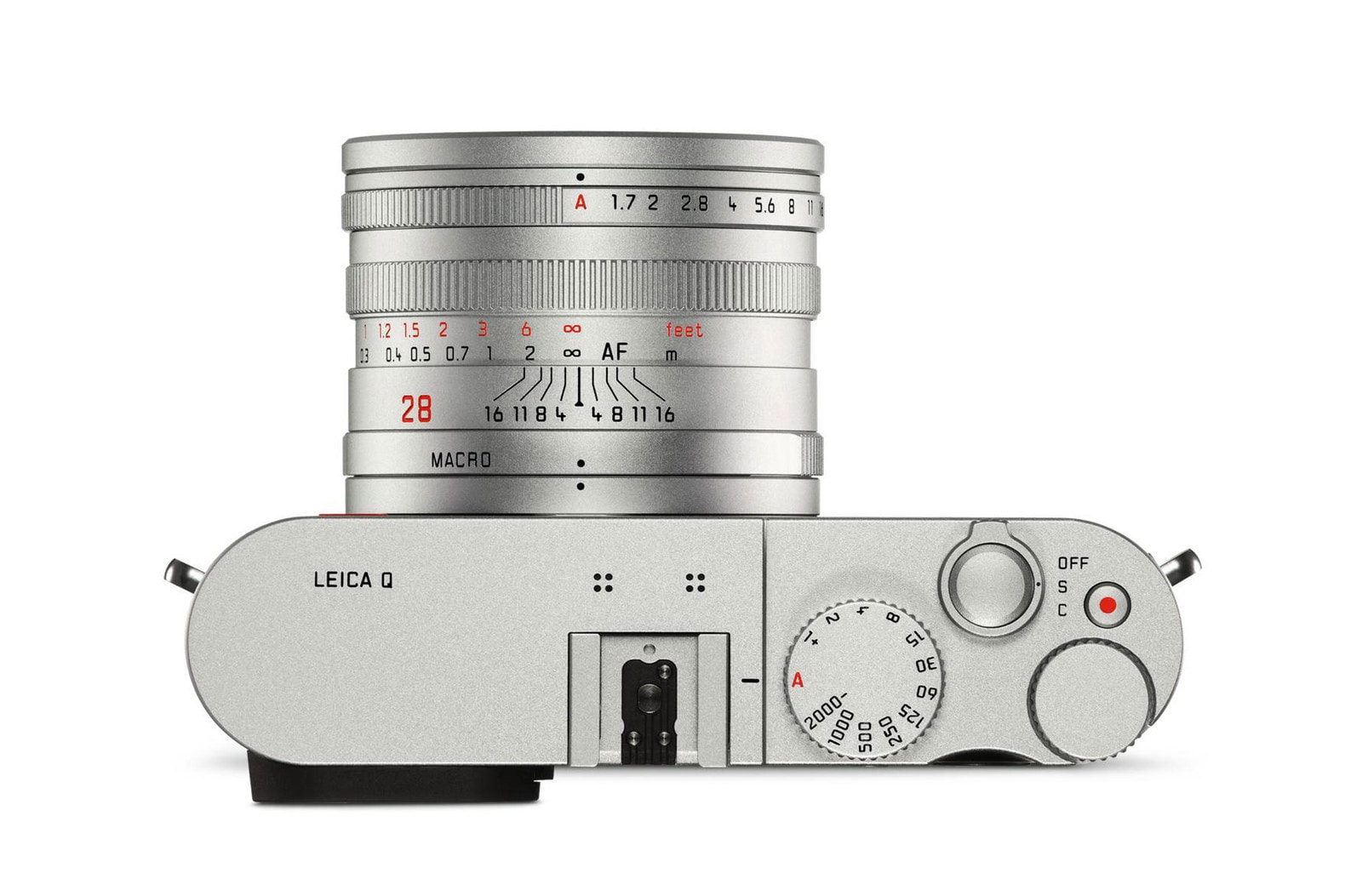 Leica Q Camera Model Black Silver Colorway