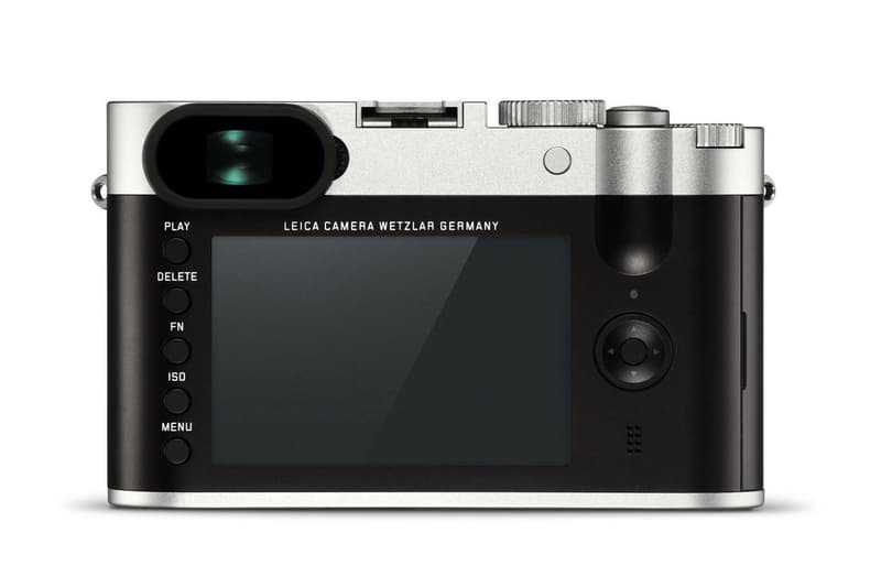 Leica Q Camera Model Black Silver Colorway