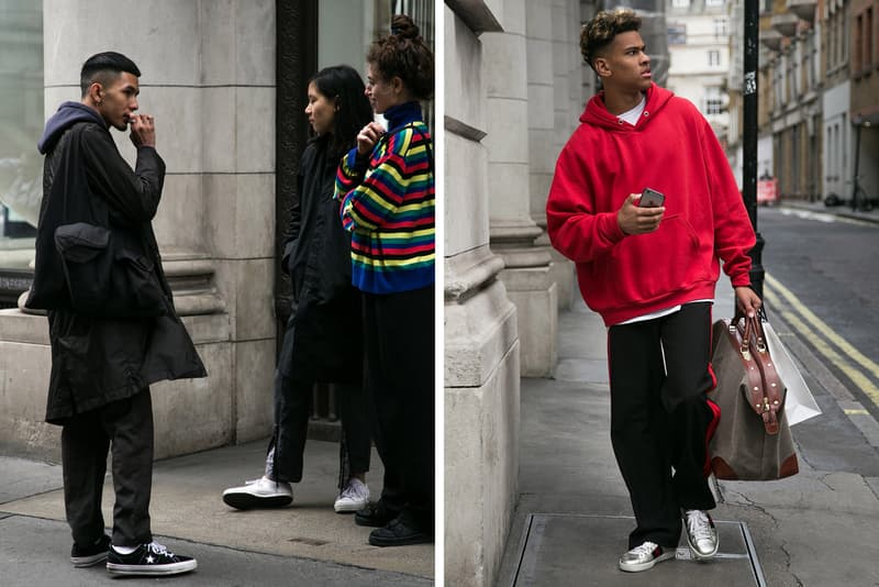 London Street Style Fall/Winter 2017 Autumn/Winter Balenciaga Supreme Off-White comme des garçons Palace Raf Simons Stussy Patta