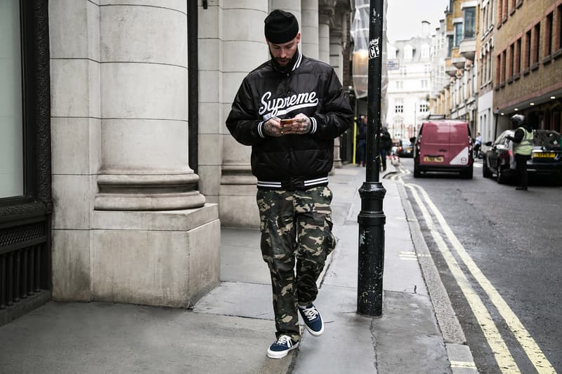 London Street Style Fall/Winter 2017 Autumn/Winter Balenciaga Supreme Off-White comme des garçons Palace Raf Simons Stussy Patta