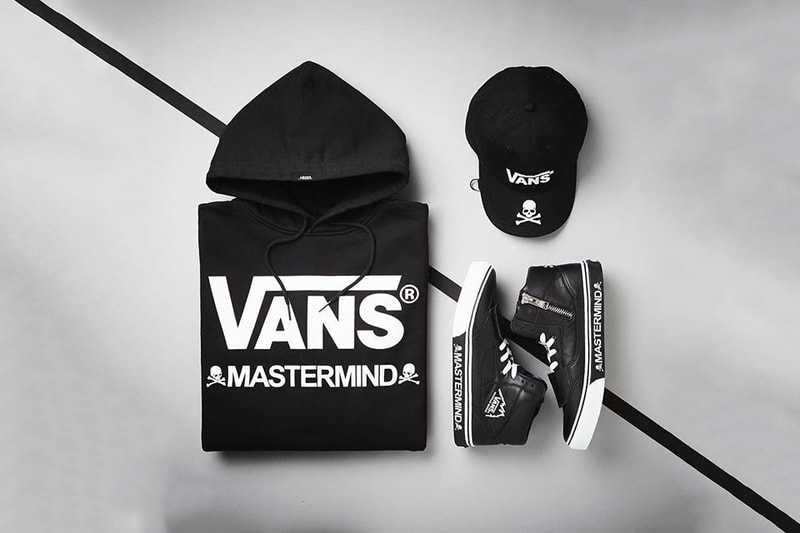 mastermind Japan Vans Collaboration collection 2017 Fall/Winter Mountain Edition sneakers hoodie trucker hat skull