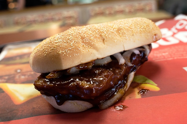 McDonald's McRib Sandwich Is Back
