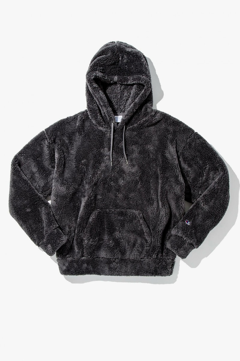 monkey time United Arrows x Champion sherpa fleece hoodies hoody parka pullover 2017 Fall Winter Japan Release Date Info