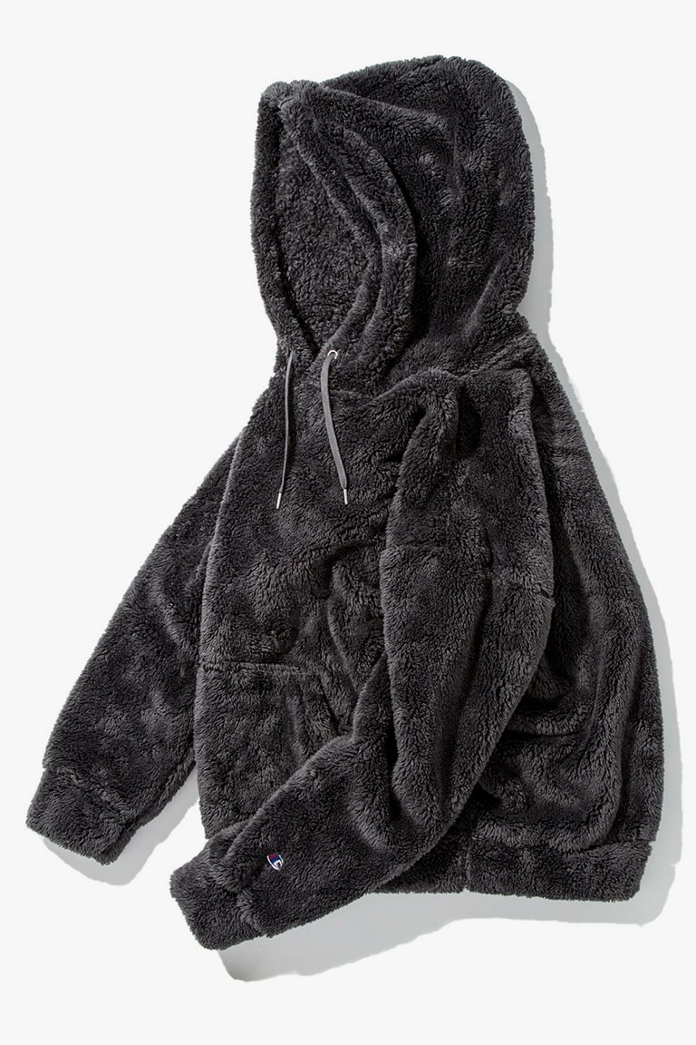 monkey time United Arrows x Champion sherpa fleece hoodies hoody parka pullover 2017 Fall Winter Japan Release Date Info
