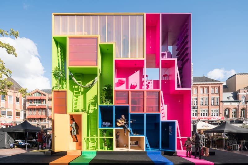 MVRDV Wego Colorful Tetris Hotel Dutch Design Week 2017