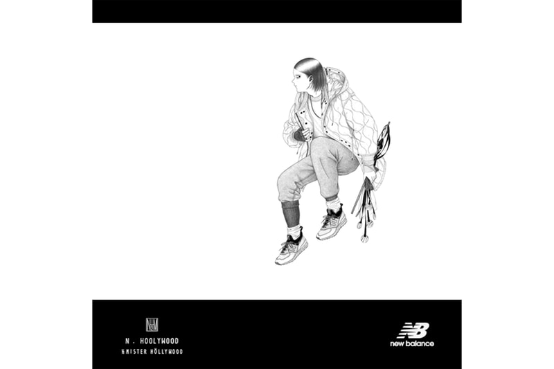 N.HOOLYWOOD EXCHANGE SERVICE New Balance Capsule Military sweater sweatpants sneaker model release date drop info 2017 November 3 collaboration collection