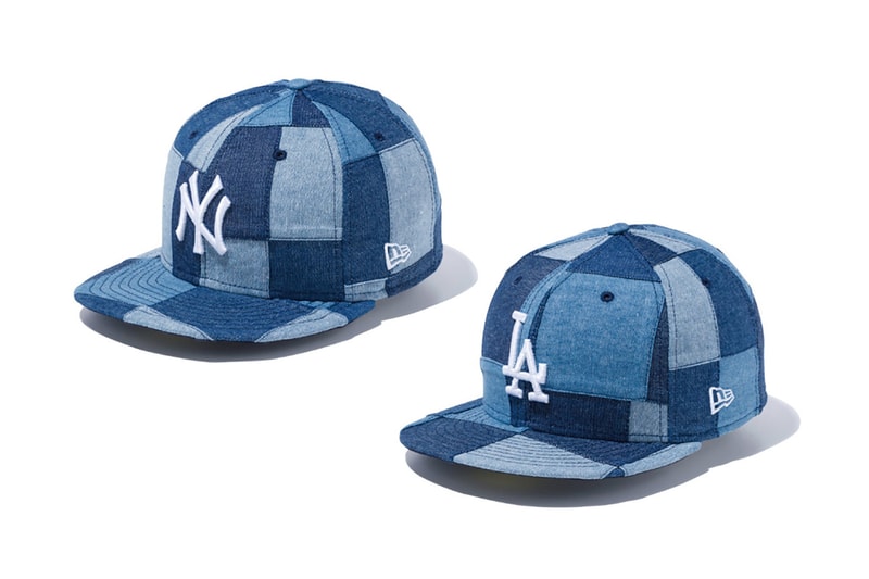 New Era Fall Winter 2017 Patchwork Denim Collection New York Yankees Los Angeles Dodgers