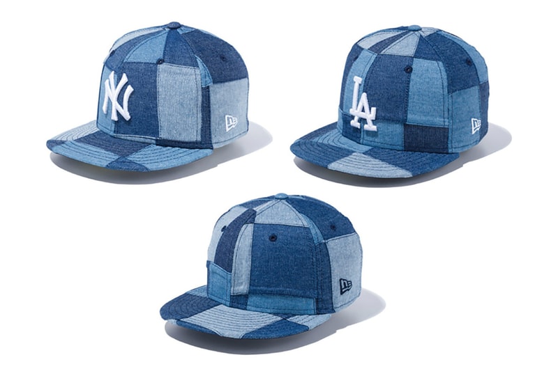 New Era Fall Winter 2017 Patchwork Denim Collection New York Yankees Los Angeles Dodgers