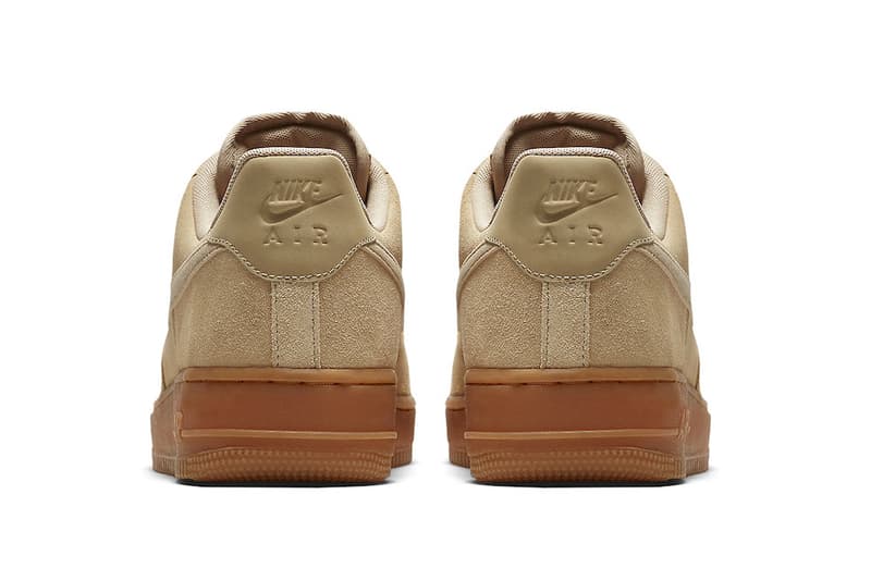 Nike Air Force 1 Low Mushroom Tan Suede Fall Winter 2017