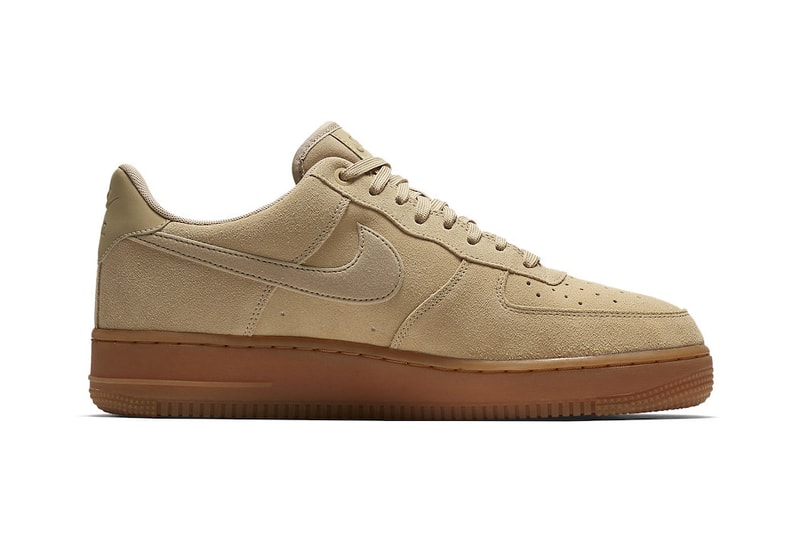 Nike Air Force 1 Low Mushroom Tan Suede Fall Winter 2017