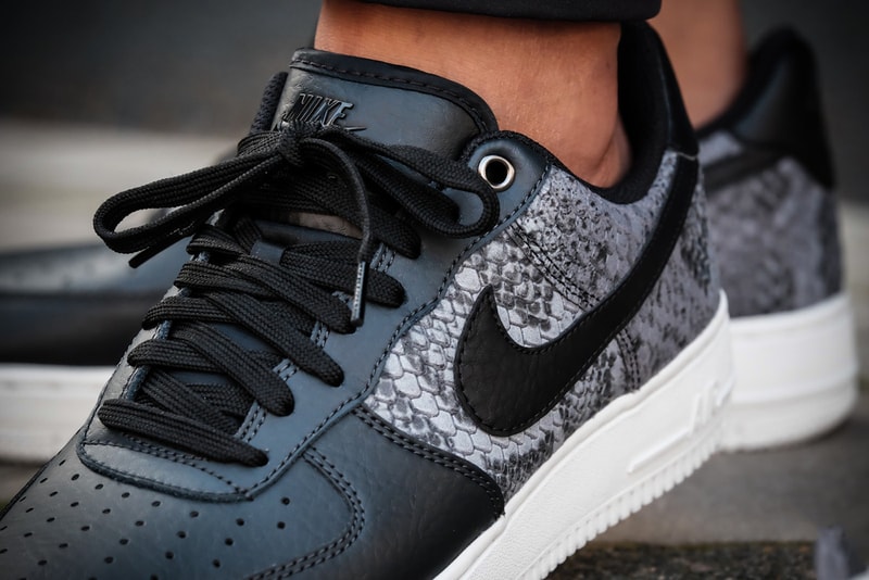 Nike Air Force 1 Low Snakeskin Anthracite Black White
