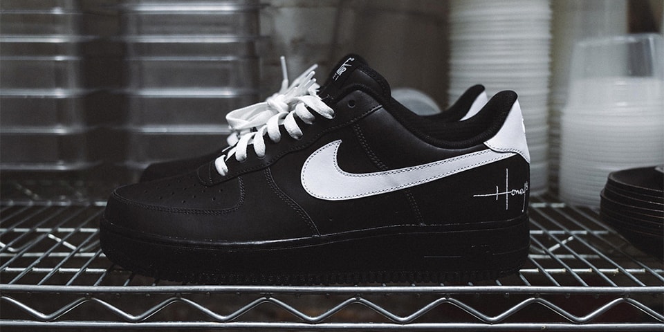 Nike, Shoes, Black Air Force Ones With Black Rope Laces Also Available In  White