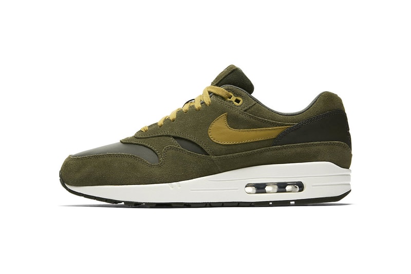 Nike Air Max 1 Premium Sequoia Cargo Khaki 2017 October Fall Release Date Info Sneakers Shoes Footwear