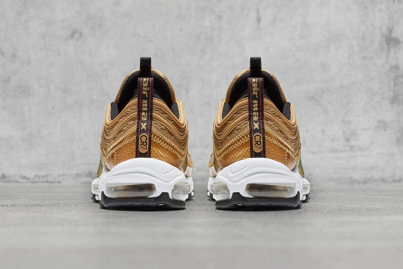 Nike Air Max 97 CR7 Cristiano Ronaldo Gold 2017 October 23 Release Date Info Sneakers Shoes Footwear Real Madrid Portugal