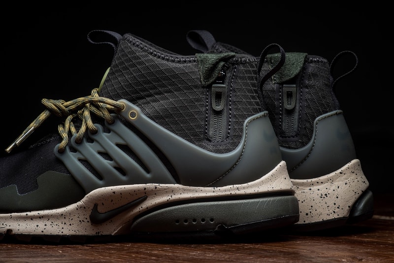 Nike Air Presto Mid Utility Cargo Khaki Velvet Brown Fall Winter 2017