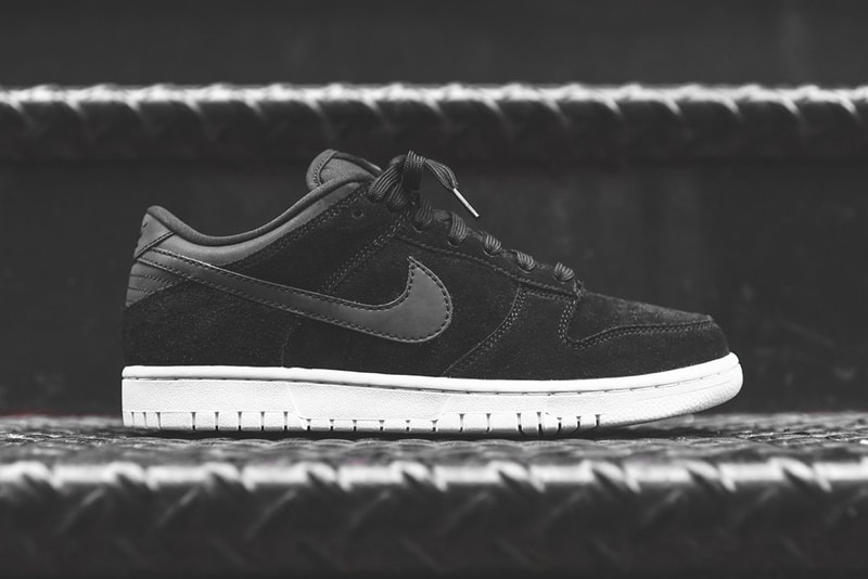 Nike Dunk Low Premium Black Suede Leather White 2017 October Fall Release Date Info Sneakers Shoes Footwear