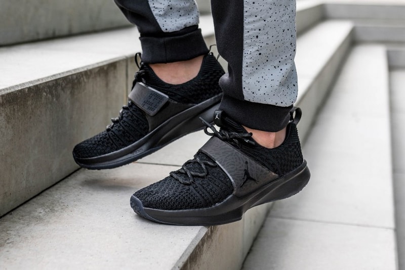 Jordan Brand Trainer 2 Flyknit Triple Black Colorway