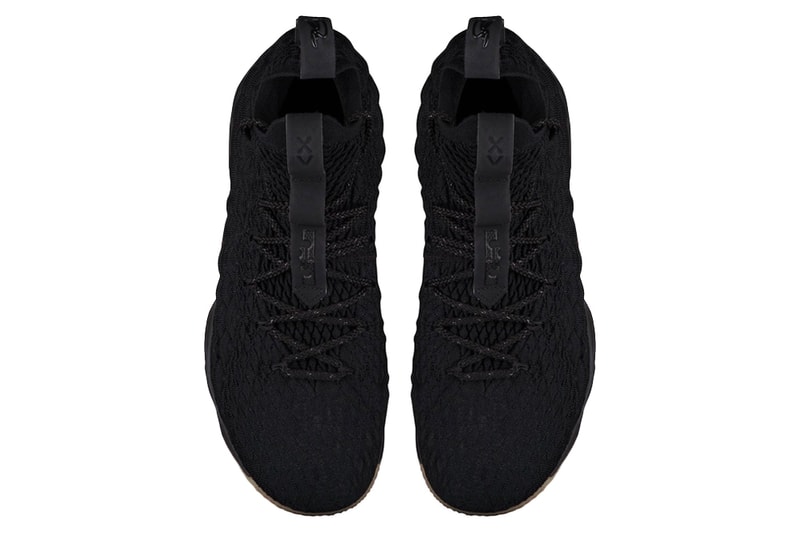 Nike LeBron 15 Black Gum LeBron James December 2017