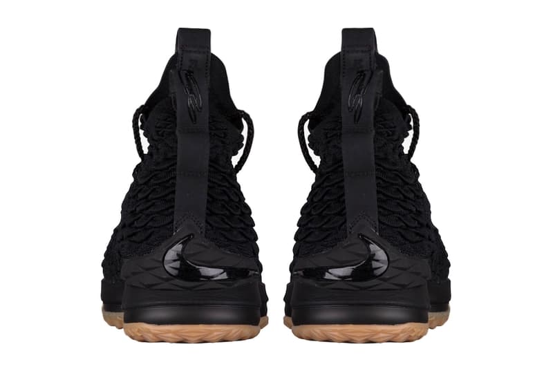 Nike LeBron 15 Black Gum LeBron James December 2017