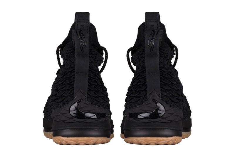 Nike LeBron 15 Black Gum LeBron James December 2017