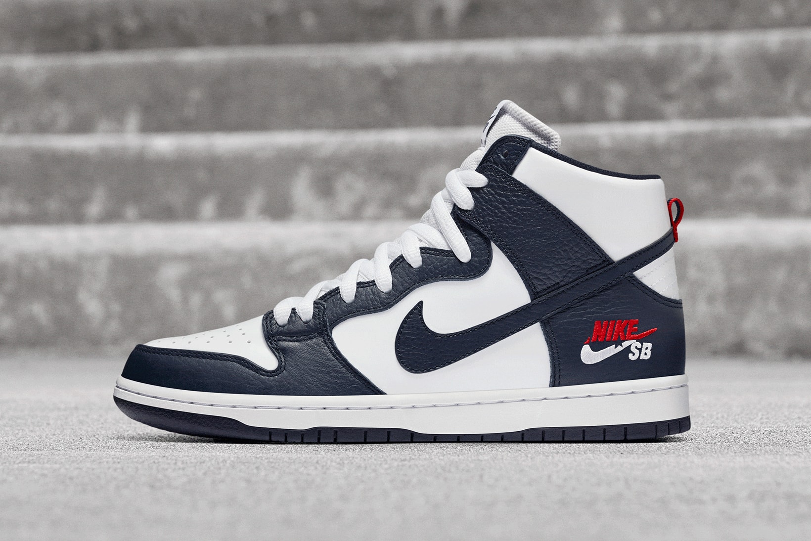 Nike SB Dunk High Pro 92 Blue Navy Red White Star Logo 2017 November 2 Release Date Info Sneakers Shoes Footwear