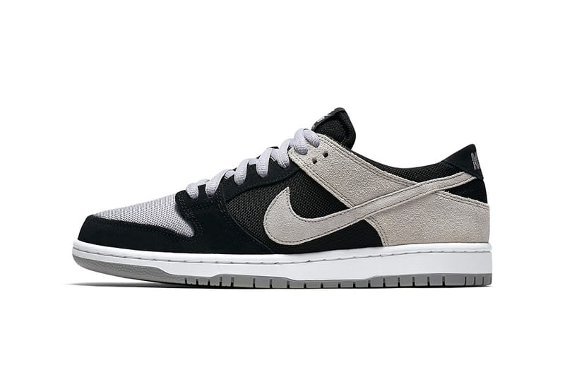 nike dunk grey and black