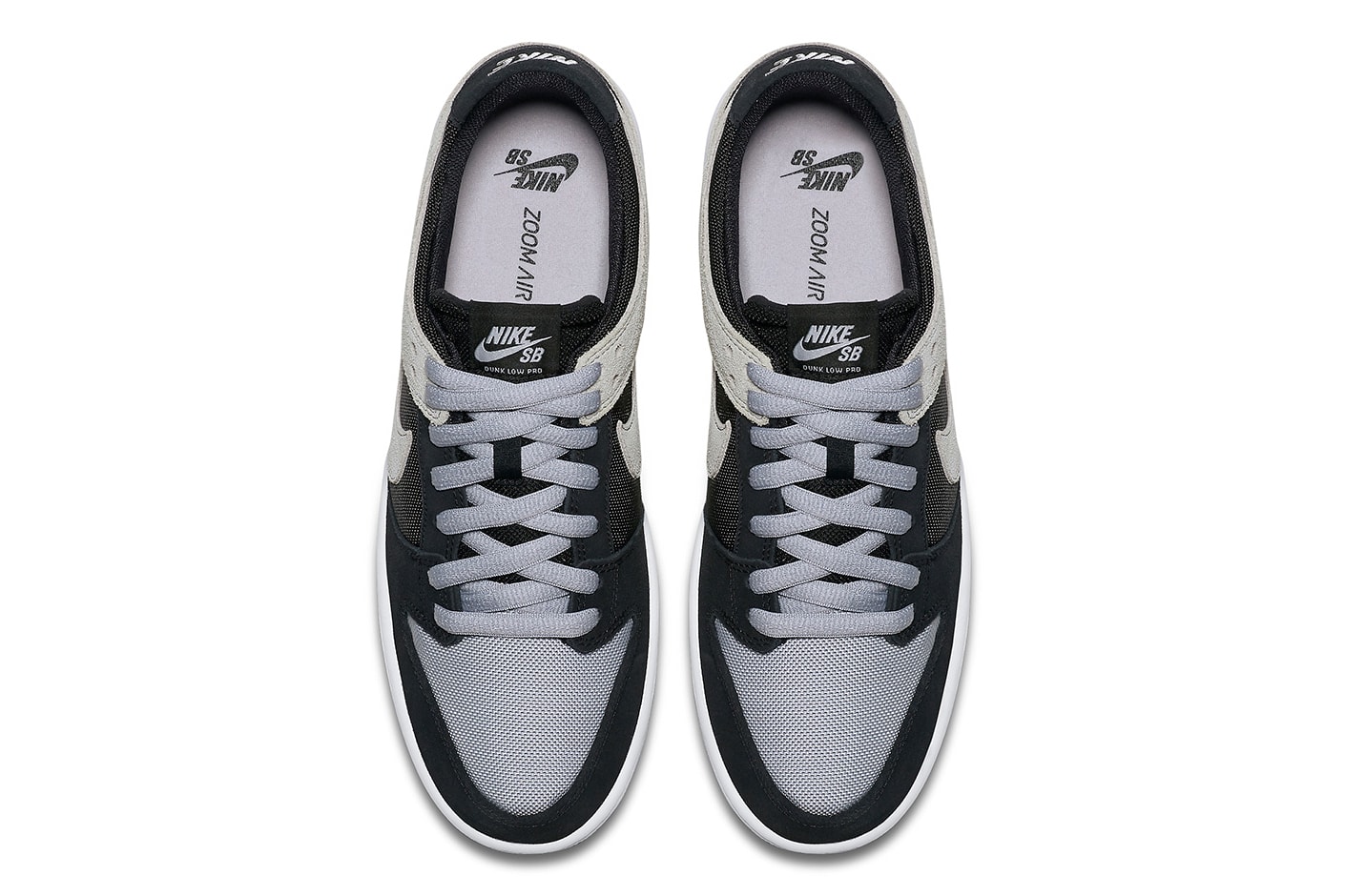 Nike SB Skateboarding Dunk Low Grey White Black Neutral Tones Shades Colors