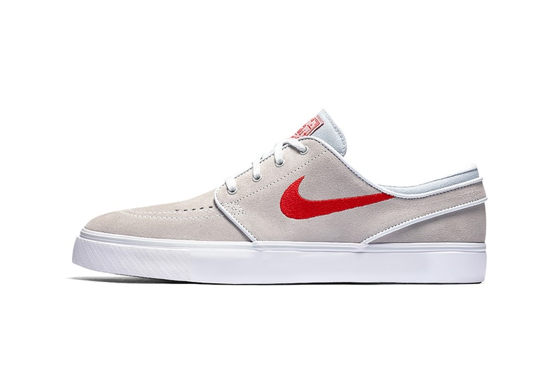 Nike SB Stefan Janoski Beige Light Brown Red Suede