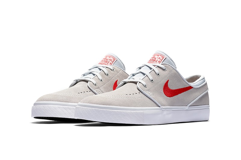 Nike SB Stefan Janoski Beige Light Brown Red Suede