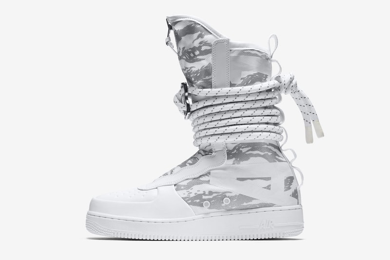 Nike SF-AF1 High Winter Camo Footwear Sneakers Shoes Closer Look Release Date Info Drops