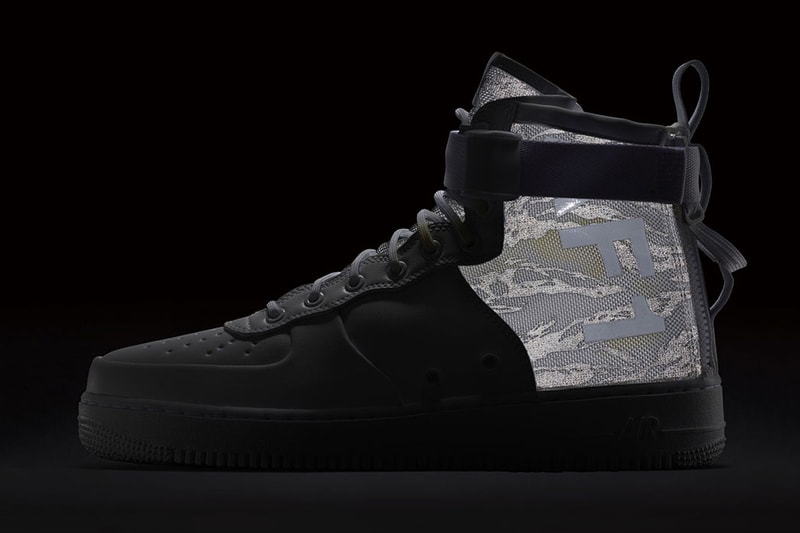 Nike SF-AF1 Mid Winter Camo Colorway White Black