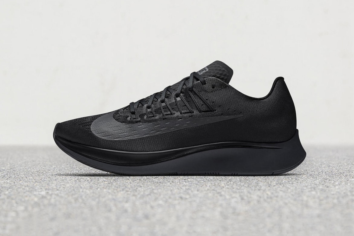 Nike Zoom Fly Triple Black 2017 November 1 Release Date Info Sneakers Shoes Footwear Drops