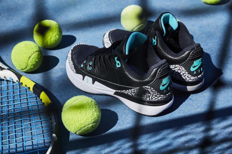 Nike Zoom Vapor Tour AJ3 atmos Elephant Nike SNKRS Roger Federer Footwear Trainer Tennis