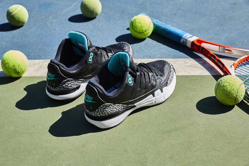 Nike Zoom Vapor Tour AJ3 atmos Elephant Nike SNKRS Roger Federer Footwear Trainer Tennis