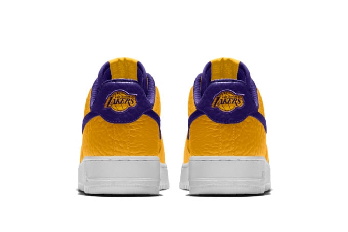 NikeiD Air Force 1  Customizable  NBA Team Logos Chicago Bulls Raptor Golden State Warriors