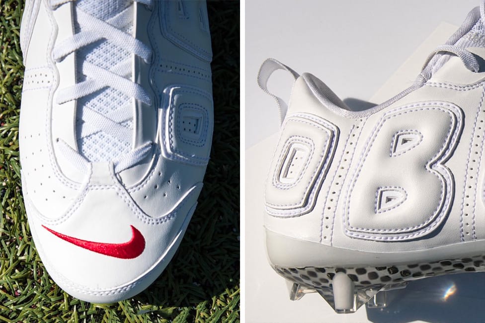 nike air uptempo cleats