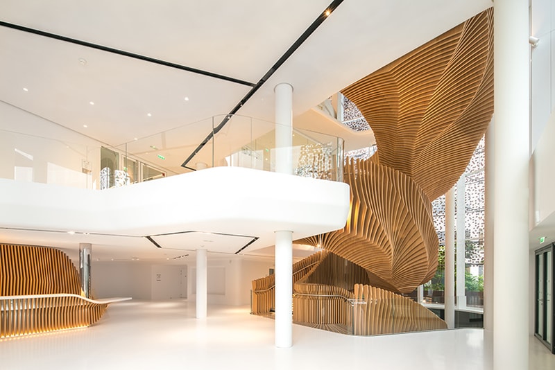 Ora Ito Sculptural Spiral Staircase LVMH Media Division Paris