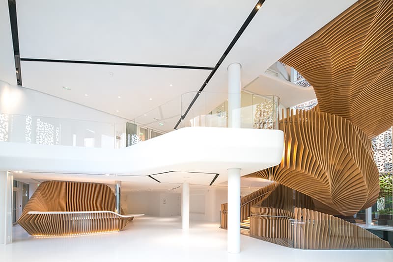 Ora Ito Sculptural Spiral Staircase LVMH Media Division Paris