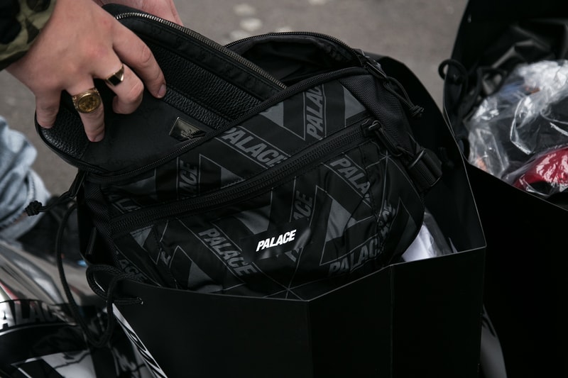 Palace Fall Winter 2017 Drop London Streetsnaps Street Style Gucci Stripe