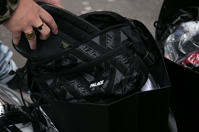 Palace Fall Winter 2017 Drop London Streetsnaps Street Style Gucci Stripe