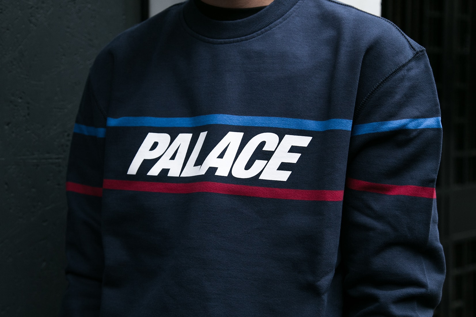 Palace Fall Winter 2017 Drop London Streetsnaps Street Style Gucci Stripe